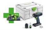 Festool Akku-Bohrschrauber T 18+3 Basic + Gratis 4,0 Ah Akku Nr. 577051 !!Nur solange der Vorrat reicht!!